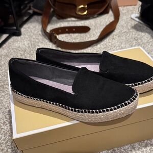Dr. Scholl's Black Espadrille Slip-Ons